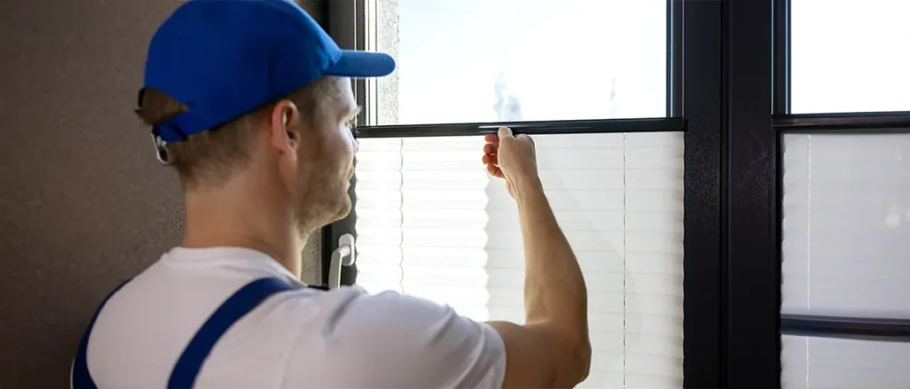 Imagem da página de estores elétricos